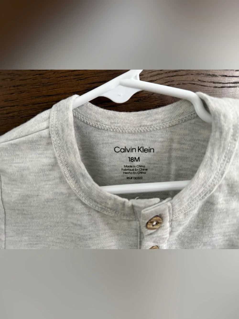 Calvin Klein front never
